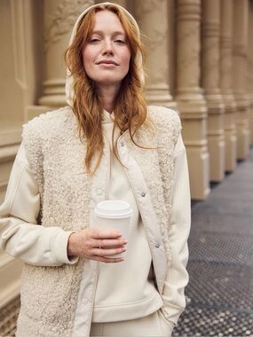 Haven Well-Within Sherpa Button Front Vest